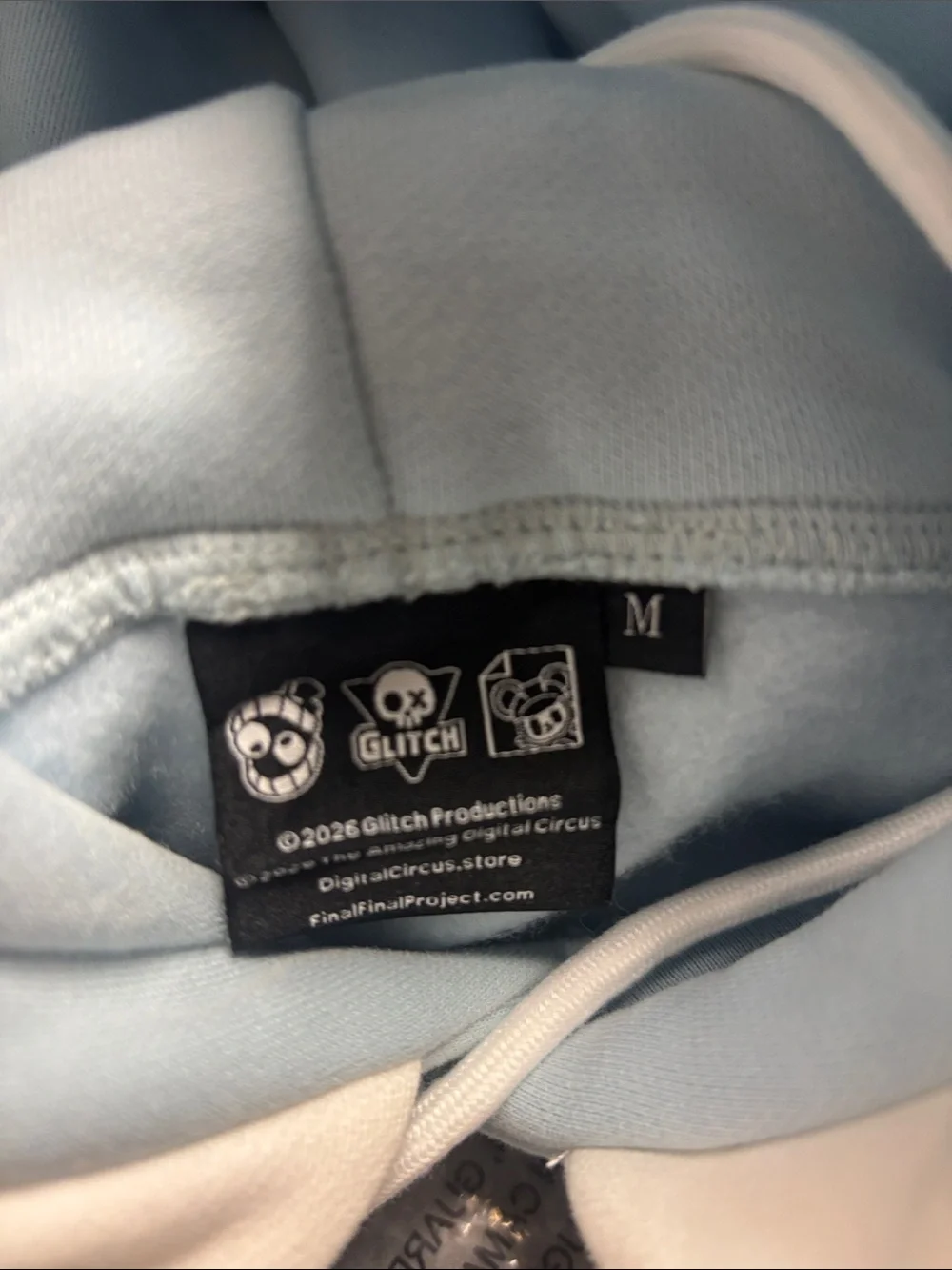 Glitch Productions The Amazing Digital Circus Bubble Hoodie – Medium Unisex - Picture 10 of 10